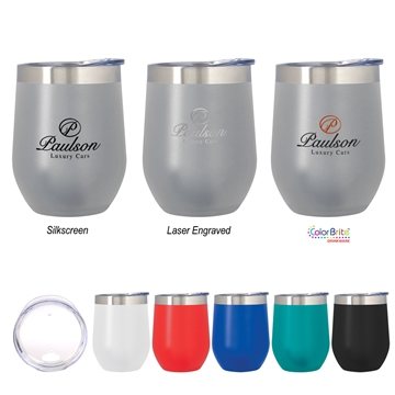 36 Custom 12 Oz. Vinay Stemless Wine Tumbler - Vacuum Insulated & ...