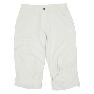 MAMMUT Mountain Outdoor Womens Cargo Shorts Cream M W32