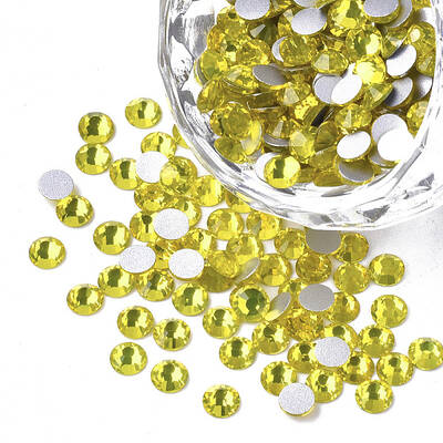 Glass Rhinestone Flat Back Cabochons