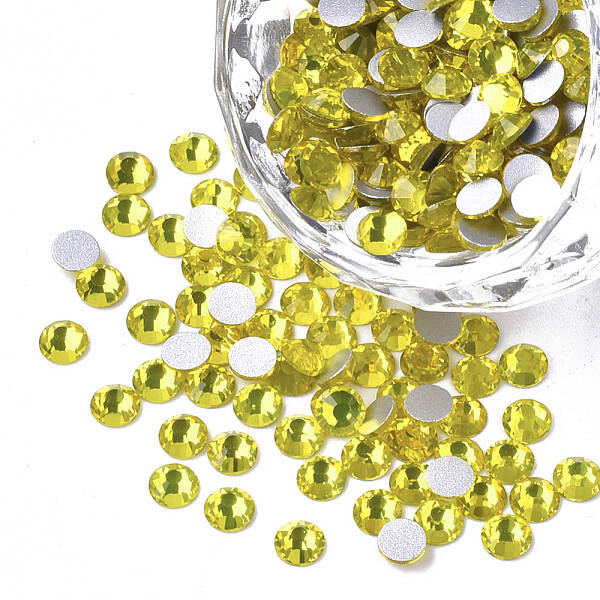 Glass Rhinestone Flat Back Cabochons
