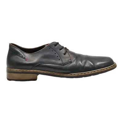 RIEKER Brogue Shoes Black Leather Mens UK 10.5