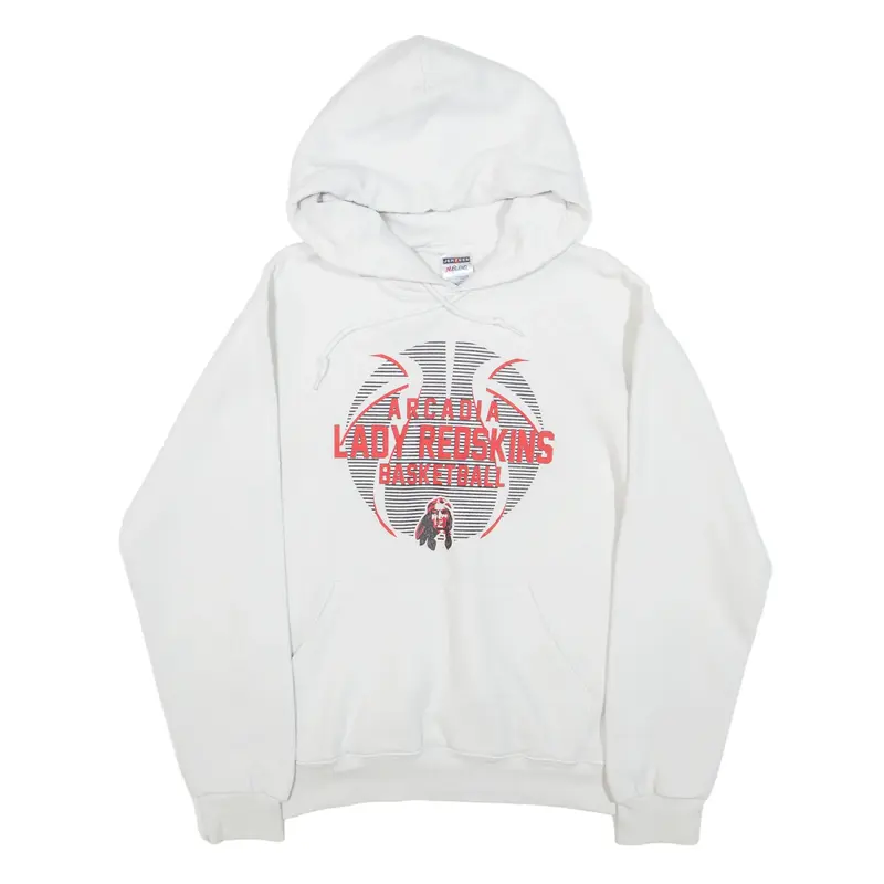 FILA Striped Hoodie Cream Pullover Mens S