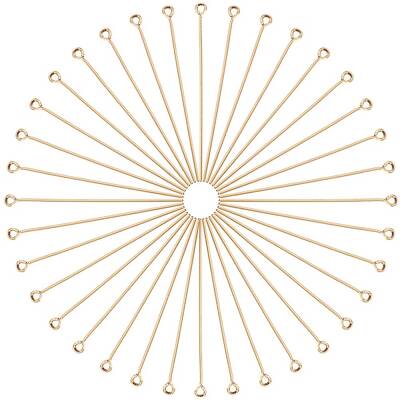 120Pcs Brass Eye Pins