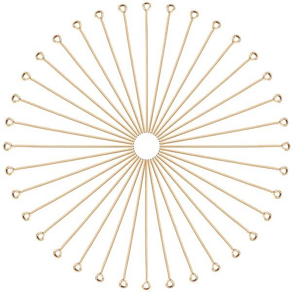 120Pcs Brass Eye Pins