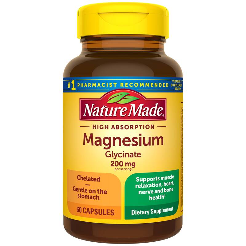 High Absorption Magnesium Glycinate Capsules 200 mg