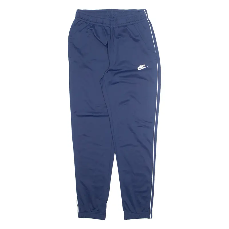 NIKE Mens Joggers Blue Tapered S W26 L28