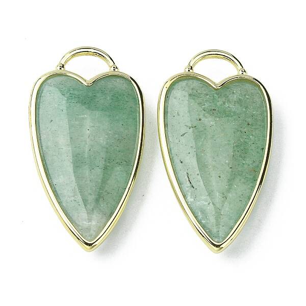 Natural Green Strawberry Quartz Pendants