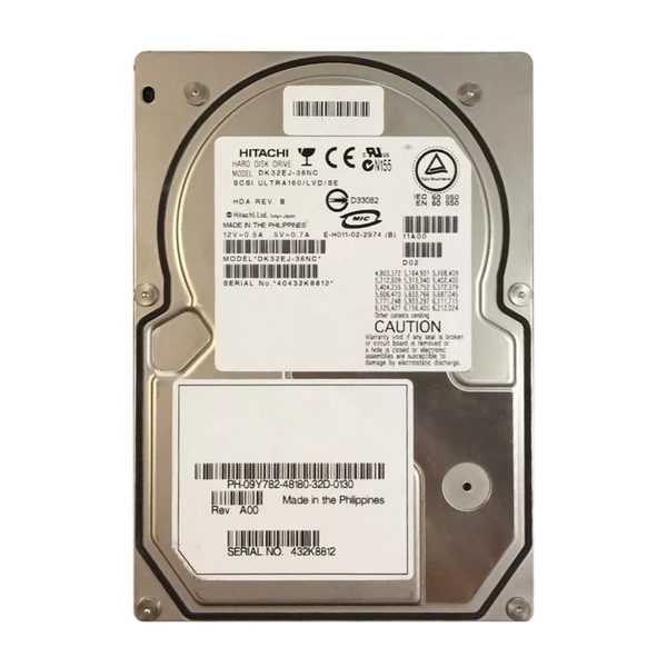 9Y782 Dell 36GB Ultra-160 SCSI 10000 3.5-inch Hard Drive