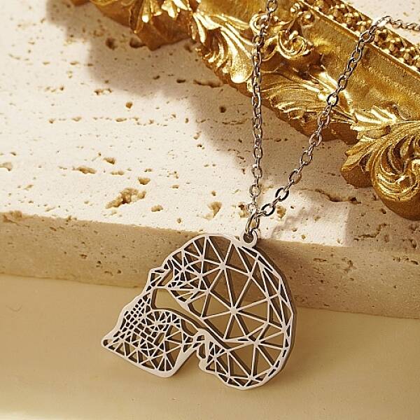 Non-Tarnish Stainless Steel Color Stainless Steel Pendant Necklace
