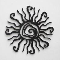 Sun/Flower Pattern Wooden Wall Decor, Creative Wall Art, Wall Hanging Decor for Home Garden Yard, Fall Decor, Home Decor, Liv...