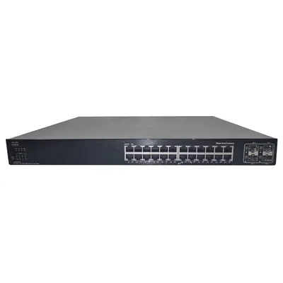 Cisco SGE2000P-RF | Small Business 24 x Ports PoE 10/100/1000Base-T + 4 x Ports SFP Combo Rack-mountable Layer 3 Managed Giga...