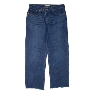 LEVI'S Low Pro Womens Jeans Blue Regular Straight W34 L29