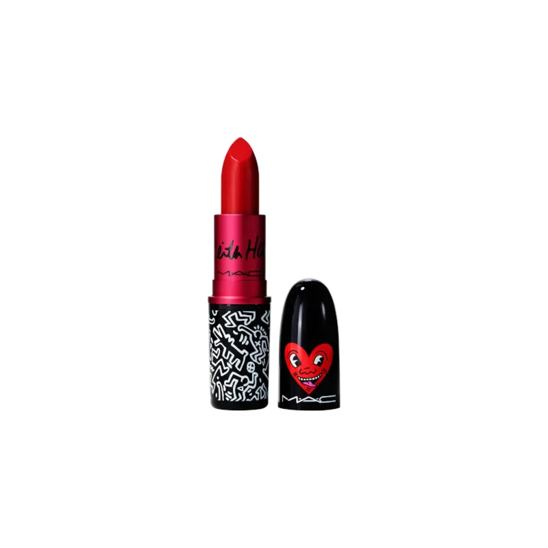 MAC Viva Glam X Keith Haring Long Lasting Cream Lipstick Red Haring 3g