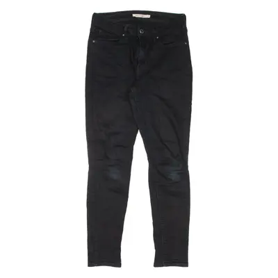 LEVI'S 721 High Rise Womens Jeans Black Slim Skinny W27 L26