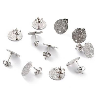 Non-Tarnish 304 Stainless Steel Stud Earring Findings