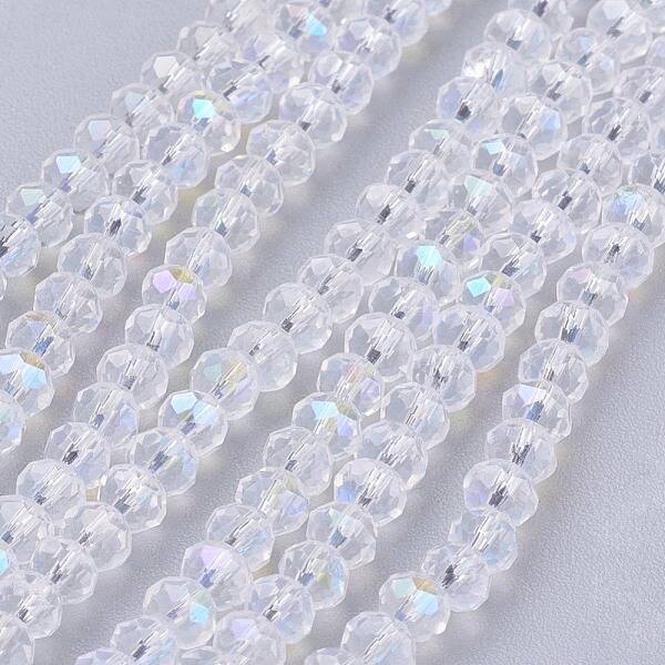 Electroplate Glass Bead Strands
