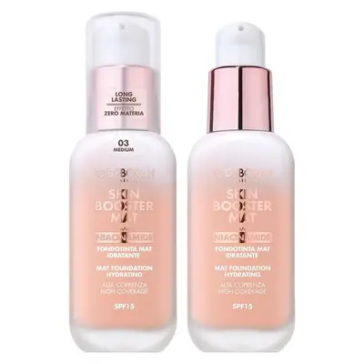 Deborah Skin Booster Mat Spf 15 - Moisturizing Mat Foundation 03 - Medium (30 Ml)
