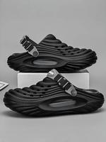 Men's Unique Hole Design Clogs, Casual Comfortable Breathable Sports Sandals, Lightweight Trendy Sandals Shoes for Daily Wear...