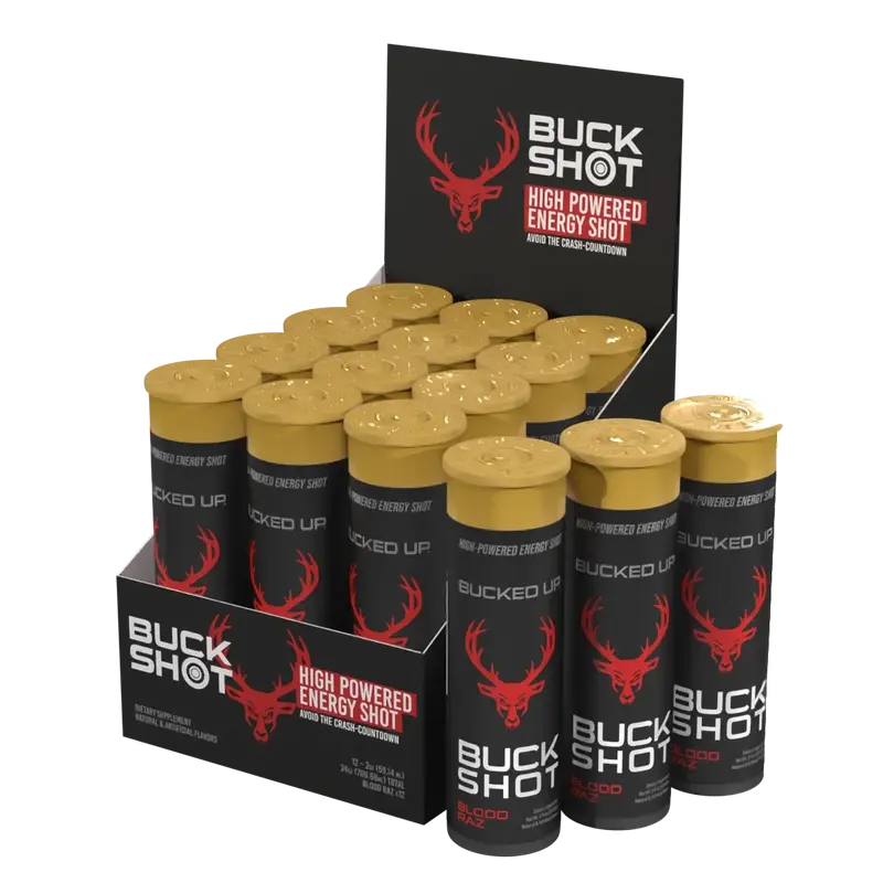 Bucked Up Buck Shot Energy Shot [1 Case/ 12 Count]