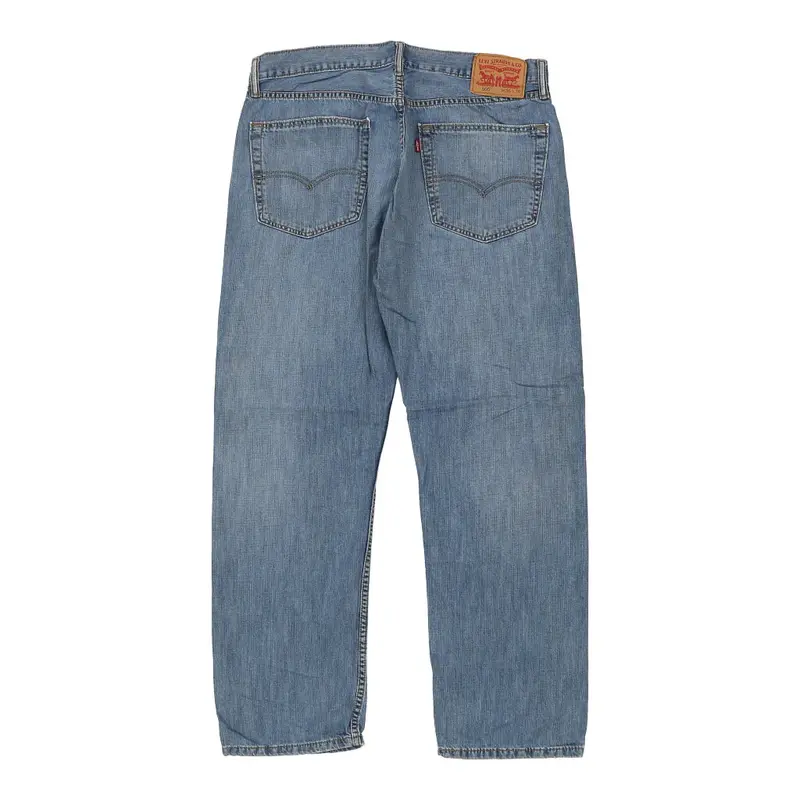 505 Levis Jeans - 36W 30L Light Wash Cotton