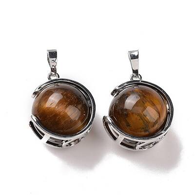 Natural Tiger Eye Pendants