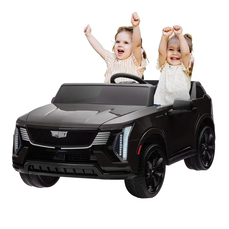 Garvee 24V 2-Seater Kids Ride On Car Licensed Cadillac Electric Toy with Remote Control, Spring Suspension, Music, LED Lights...