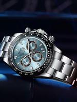 Men's Business Fashion Round Dial Analog Quartz Watch, Fashion Watch for Party, Daily Clothing Decor, Trendy All-match & Exqu...