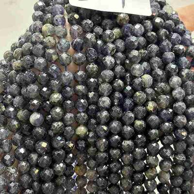 Natural Iolite Beads Strands