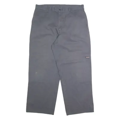 DICKIES Chino Mens Trousers Grey Regular Straight W36 L30