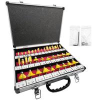 LU&MN Carbide Tipped Router Bit Set ( 35 PCS) with 1/4\