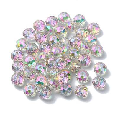 AB Color Plated Glass Beads