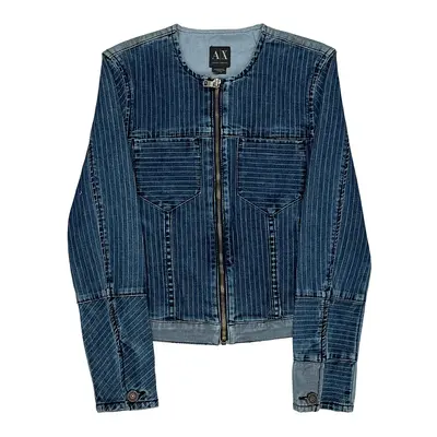 Armani Exchange Denim Jacket - 2XS Blue Cotton Blend