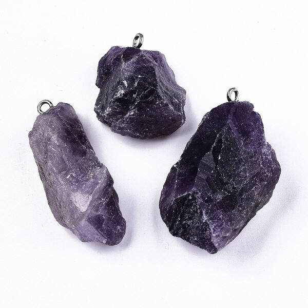 Natural Amethyst Pendants