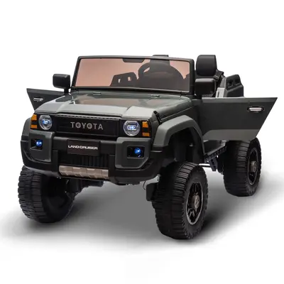 Garvee Ride P Series 24V Kids Electric Ride-On Car w/Parent Remote Control, 4WD/2WD Switch, Bluetooth Music, LED Lights & Sho...