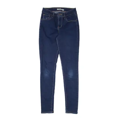 LEVI'S 721 High Rise Jeans Blue Denim Slim Skinny Womens W25 L30