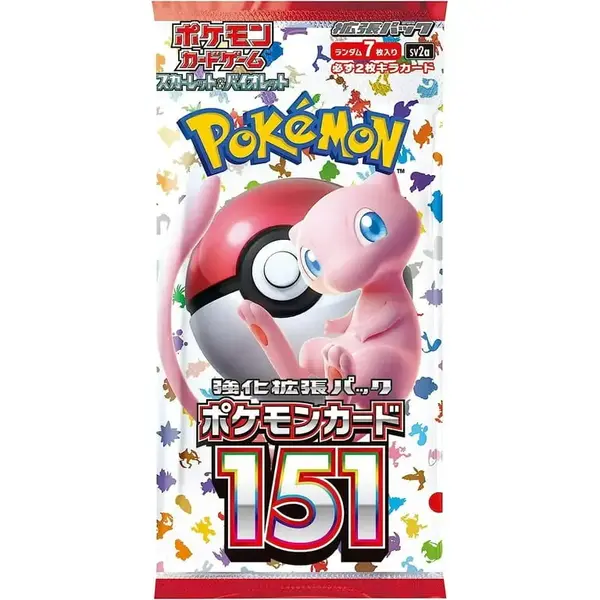Pokemon Japanese Scarlet and Violet 151 Booster Pack/Box
