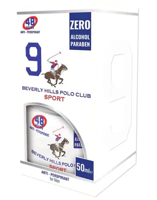 Beverly Hills Polo Club, 1982 - Sport 9, antiperspirant, deodorant spray, for men, 50 ml