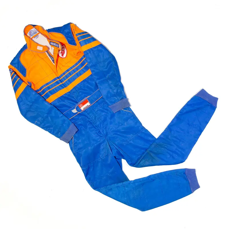 SPARCO Towel Lined Singapore Racing Suit Boiler Suit Blue Tapered Boys 11 Years W26 L29