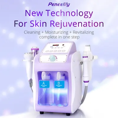 6 in 1 Hydro Facial Clean Blackhead Removal Skin Scrubber Acne Removal Machine for Spa Salon Studio Home Use | SR-AF1323