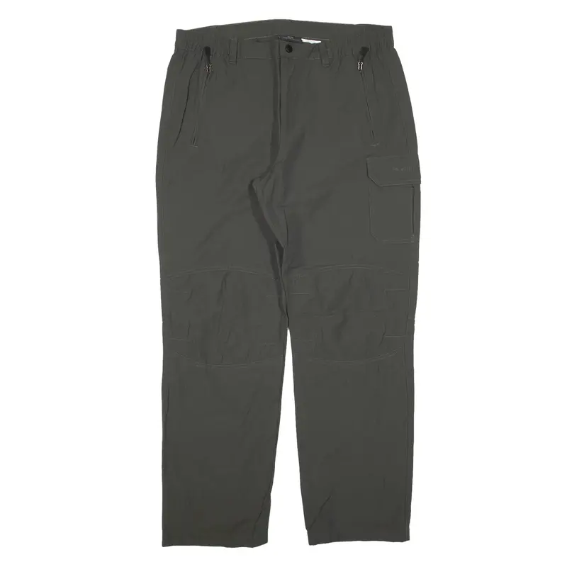 TREVOLUTION Cargo Trousers Green Relaxed Straight Womens W32 L28