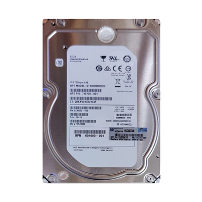 604090-001 HP 1TB 6Gb/s SAS 7200 3.5-Inch Hard Drive