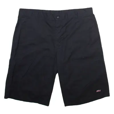 DICKIES Mens Workwear Shorts Black Relaxed XL W40
