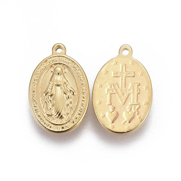 304 Stainless Steel Religon Charms