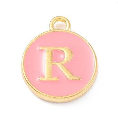 Golden Plated Alloy Enamel Charms