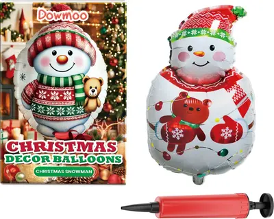Christmas Decor Balloons Christmas Snowman | style: Snowman Balloon