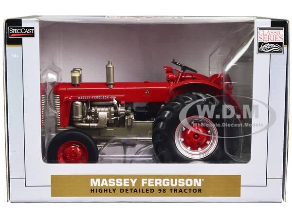 Massey Ferguson 98 Wide Front Diesel Tractor Red \