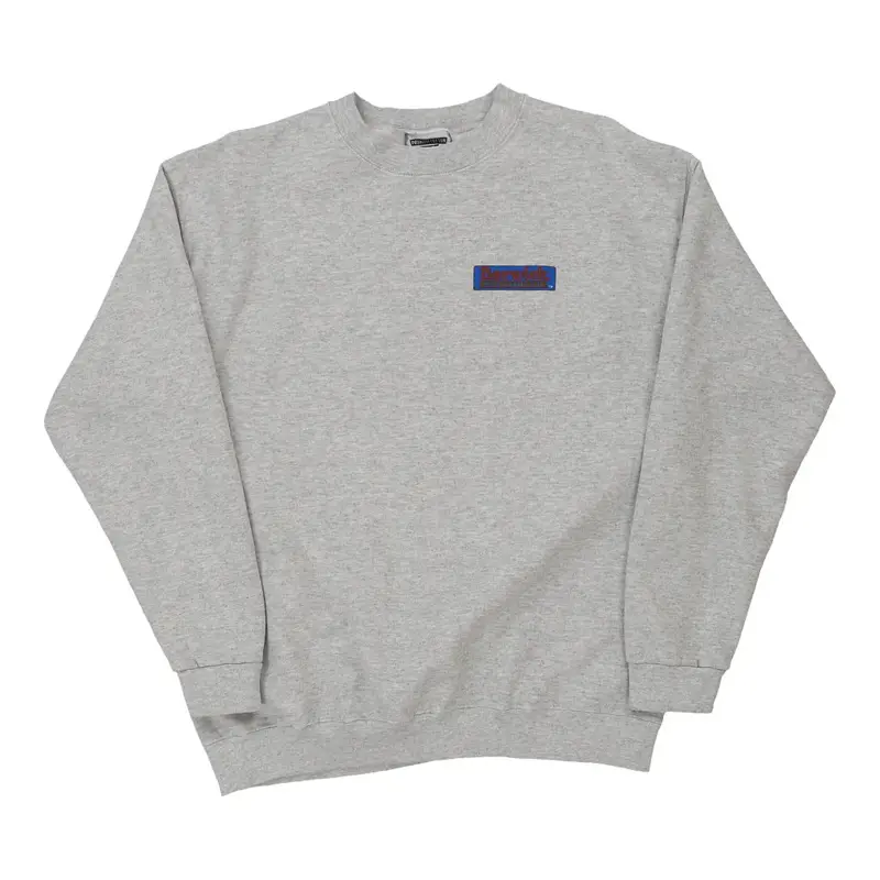 Lee Sweatshirt - Large Grey Cotton Blend