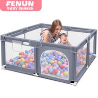 Baby Playpen, Indoor and Outdoor Playard, Play Pens for Kid Activity Center, Sturdy Safety Baby Fence with Breathable Mesh fo...