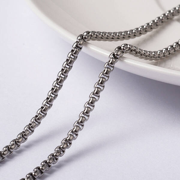 Tarnish Resistant 304 Stainless Steel Box Chains