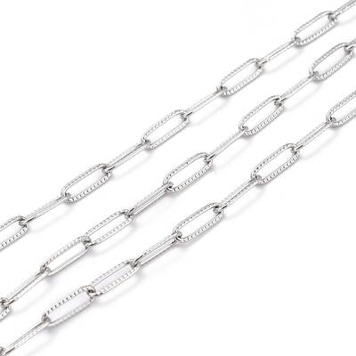 Tarnish Resistant 304 Stainless Steel Paperclip Chains